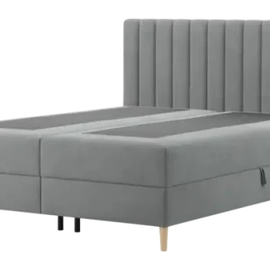 Nu Kopen by fonQ Novae Boxspring met Opbergruimte 180 x 200 cm - Grijs / Naturel