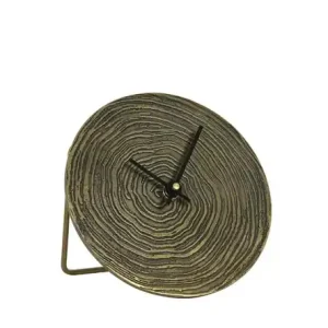 Lage Kosten Light & Living - Klok ALOCIL - 15x0.5x15cm - Brons
