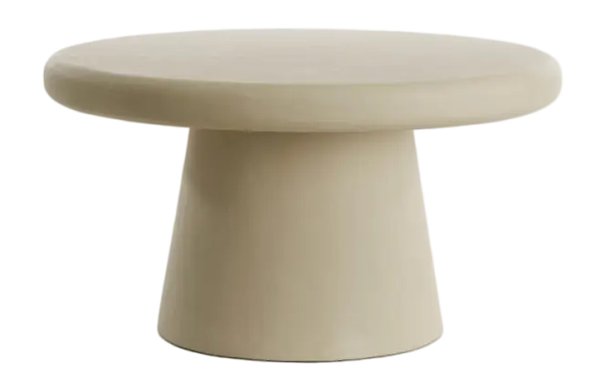 Light & Living - Kulona salontafel Ø70x38 cm - beige Laatste Kans