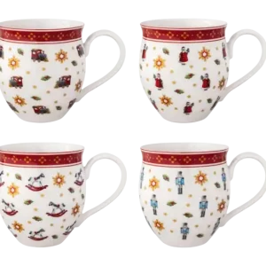 Aanbieding Villeroy & Boch Toy‘s Delight 2025 Jubileum Mokkenset (Set van 4)
