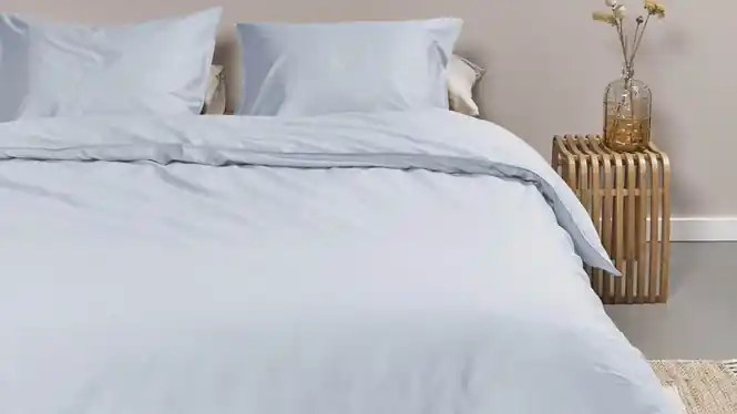 Ambiante Cotton Uni Dekbedovertrek Light Blue Katoen Koop Online