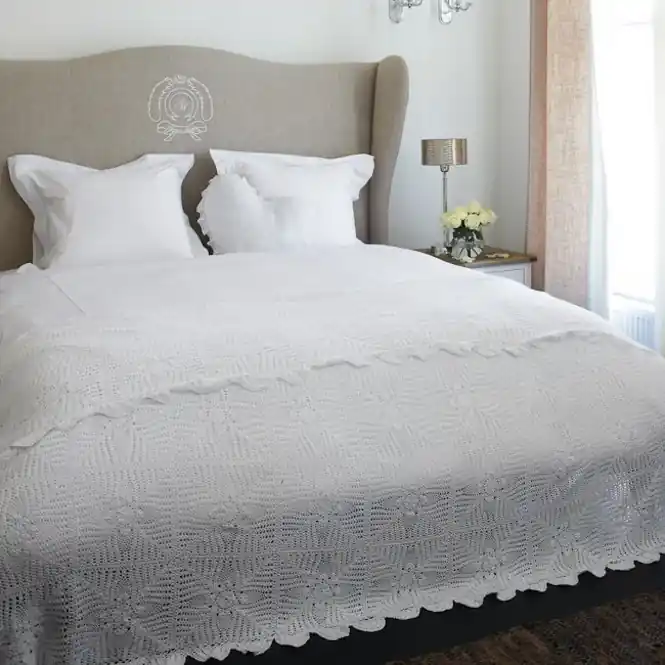 Nieuw Rivièra Maison Fresh Linen Dekbedovertrek Wit Katoen