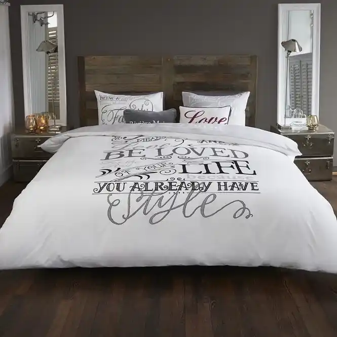 Exclusieve Aanbieding Rivièra Maison Family Dekbedovertrek Black