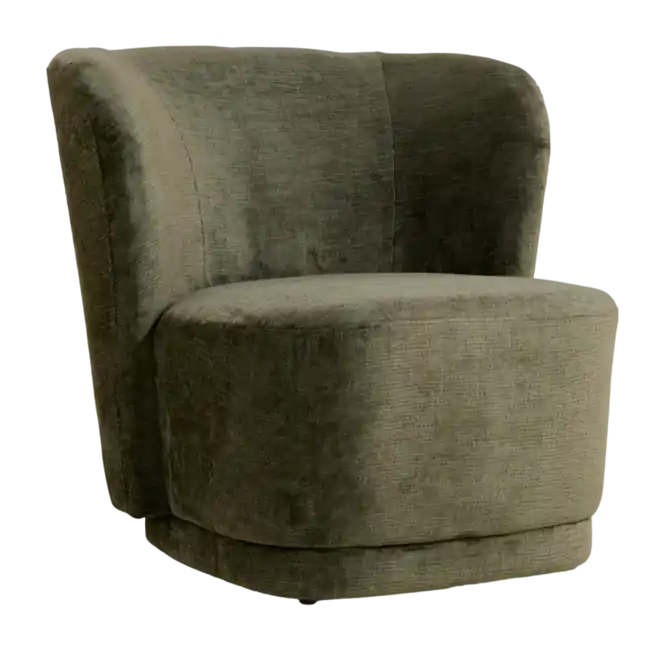 by fonQ Plump Fauteuil - Groen Beperkt Aanbod