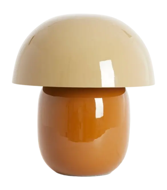 Light & Living - tafellamp - Mimosa - bruin - metaal - Ø 30cm - E27 - Koop Vandaag