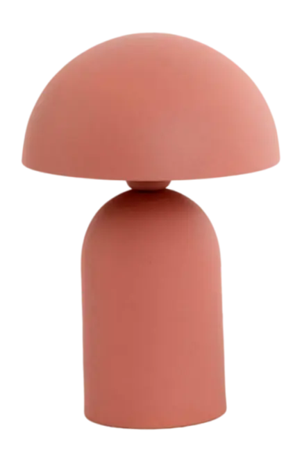 Gereduceerde Prijs Light & Living - tafellamp - Tolima - rood - metaal - bureaulamp -