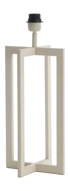 Express Levering Light & Living Lampenvoet Mace - Creme Wit - Metaal
