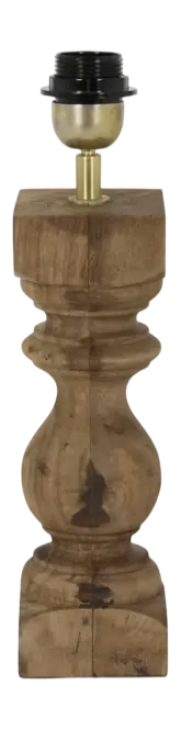 Light & Living Lampvoet Cumani - Hout - 9x27cm Alleen Vandaag