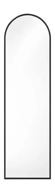 Beste Prijs by fonQ Tidea Staande Spiegel Ovaal met Rand - 140 x 50 cm