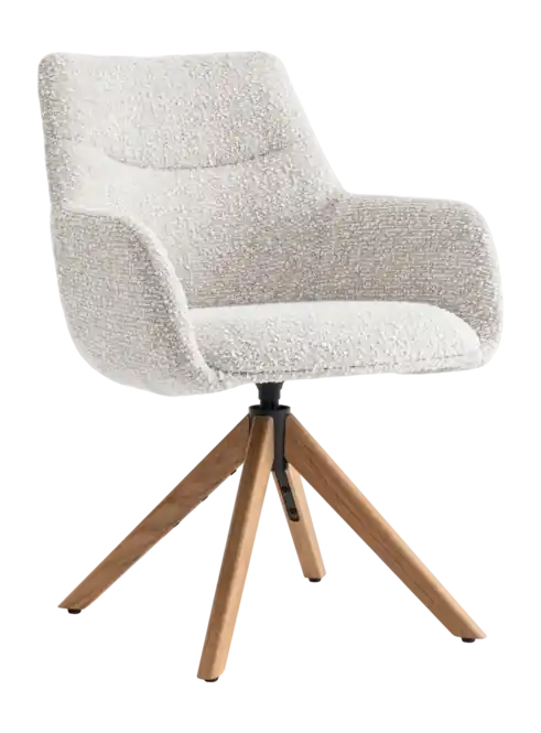 by fonQ Turn Eetkamerstoel - Beige Direct Beschikbaar