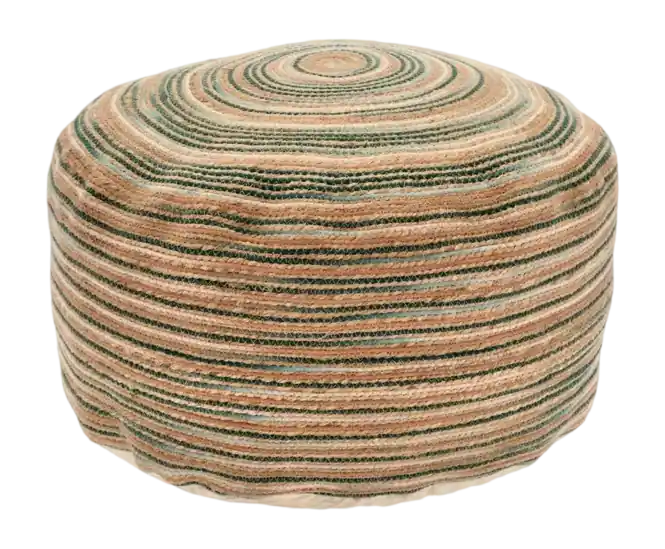 Hete Deal Villa Collection Vem Poef Green Nature Rose 30 x 60 cm