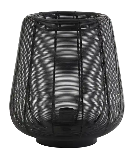 Actieprijs Light & Living Tafellamp Adeta - Zwart - Ø29cm