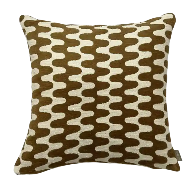 by fonQ Wavies Sierkussen 50 x 50 cm - Toffee Op = Op