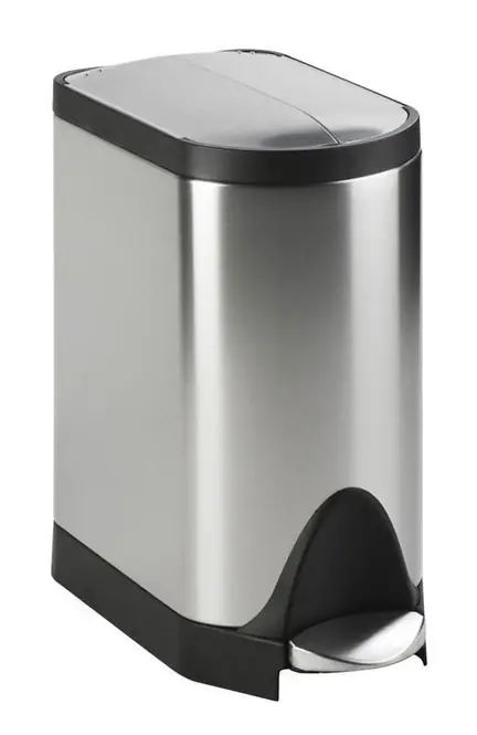 Seizoensaanbieding Simplehuman Butterfly Prullenbak Mat Zilver RVS 20L