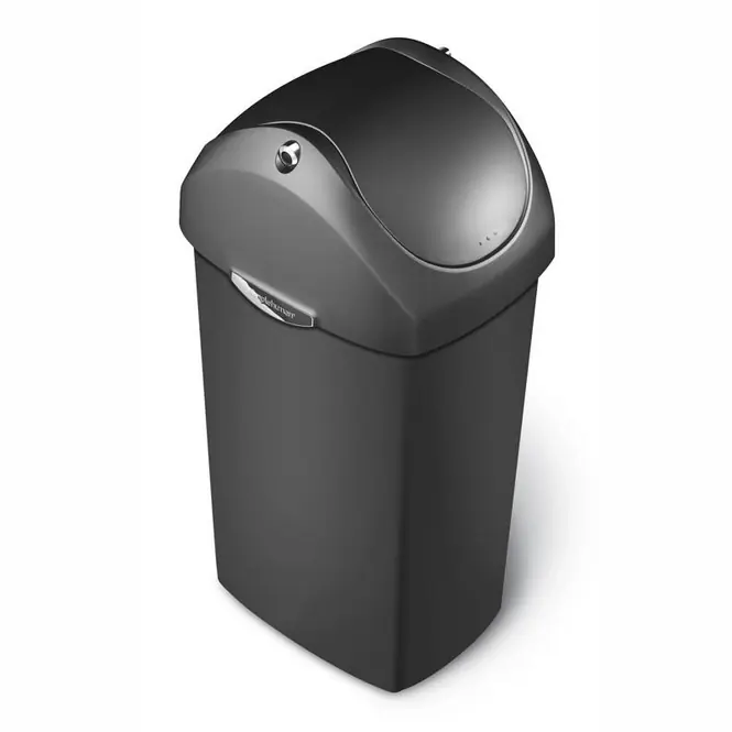 Merkproduct Simplehuman Swing Lid Can Prullenbak Grijs 60L