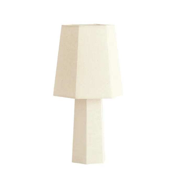 Korting Light & Living Tafellamp Musabo - Naturel - Ø25cm