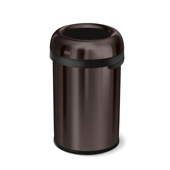 Koop Vandaag Simplehuman Bullet Open Top Can Prullenbak Brons 115L