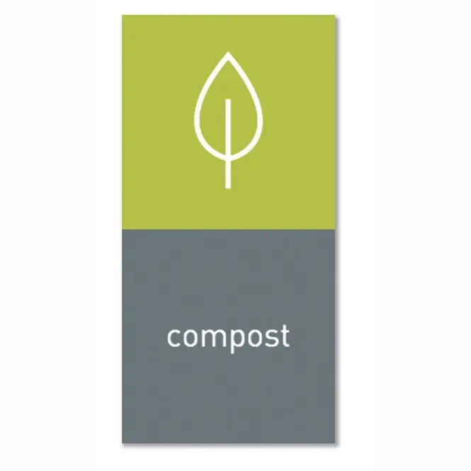 Simplehuman Compost Magneetsticker Grijs Laatste Kans