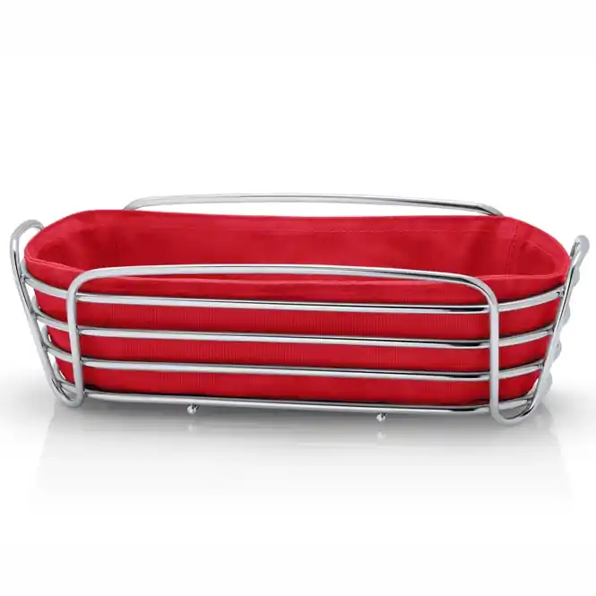 Merkproduct Blomus Delara Broodmand Rood RVS 32 x 14 x 9 cm