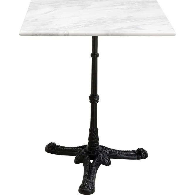 Eettafel Bistrot vierkant 60x60cm wit marmer Kare Design Meest Verkocht