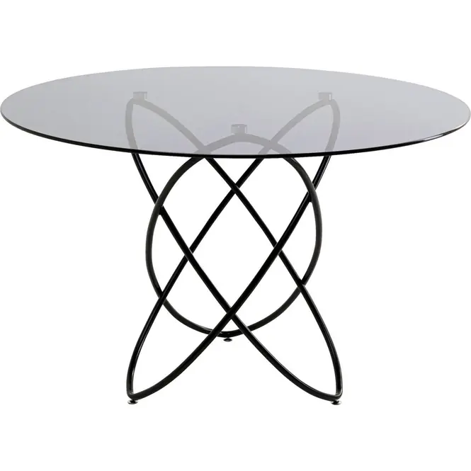 Eettafel Molekular Ø120cm zwart Kare Design Bestel Nu