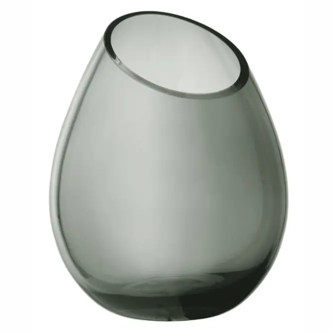 Korting Blomus Drop Vaas Smoke 24 cm
