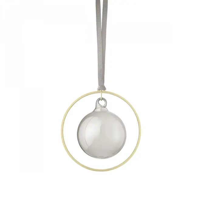 Blomus Kitai Kerstornament Gold / Smoke Ball Set van 4 Nieuw