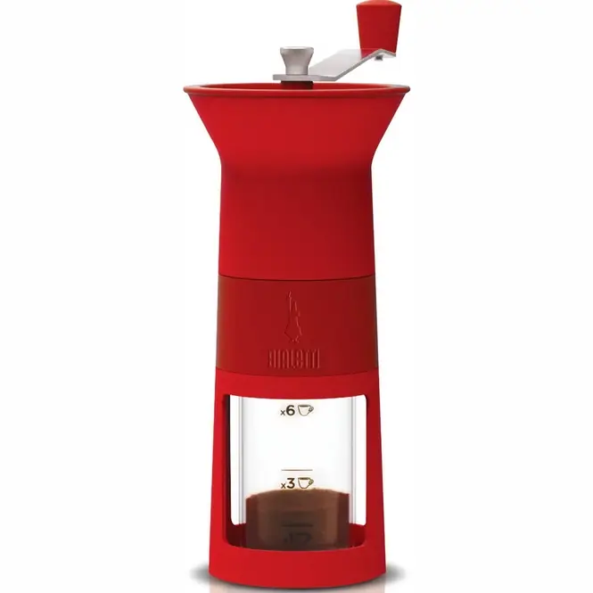 Must-Have Bialetti Coffee Grinder Manual Koffiemolen Red