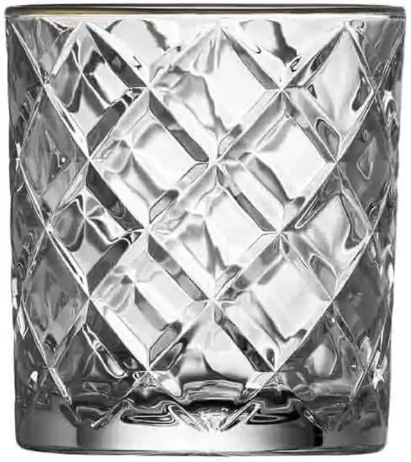 Lyngby Diamond Whiskyglas Clear met Goud Randje 350 ml 6-delig Bestel Nu