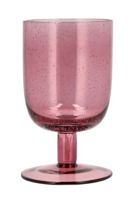 Lyngby Valencia Waterglas Pink 370 ml (6-delig) Betrouwbaar