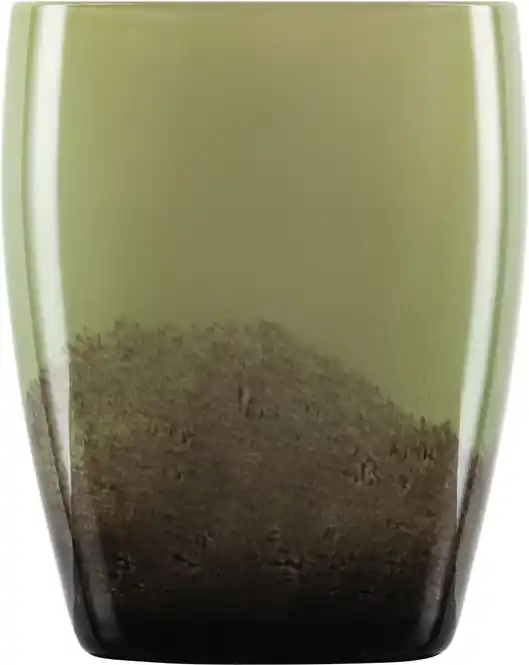 Weekendaanbieding Zwiesel Glas Shadow Vaas Olijfgroen Medium H 200mm