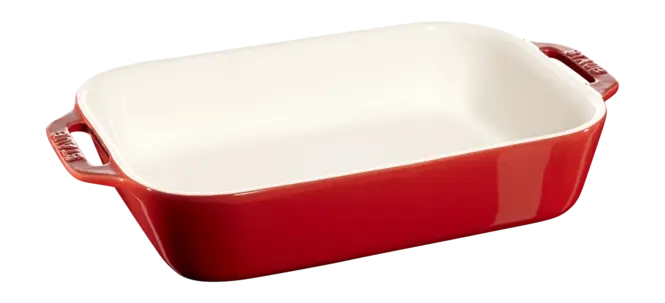 Speciale Aanbieding Staub Ceramic by Staub Ovenschaal Kers 27 x 20 cm