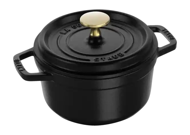 Staub La Cocotte Braadpan Zwart Rond 16 cm Premium