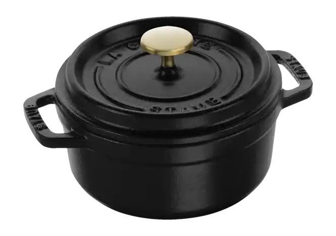 Staub La Cocotte Braadpan Zwart Rond 14 cm Beperkt Aanbod