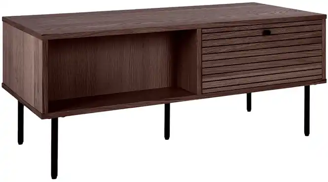 House Nordic Kyoto Gerookt Eiken Salontafel met 2-Lades Fabrieksprijs
