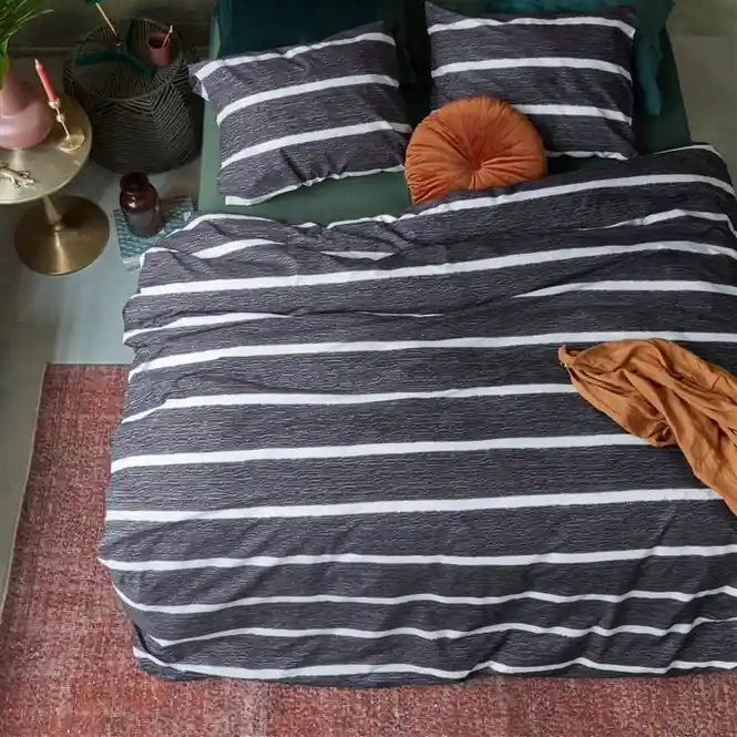 Express Levering At Home by Beddinghouse Daily Dekbedovertrek Antraciet Katoen