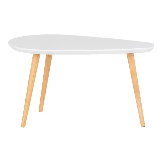 Must-Have House Nordic Scanditable - Salontafel - wit blad - naturel poten - 70x