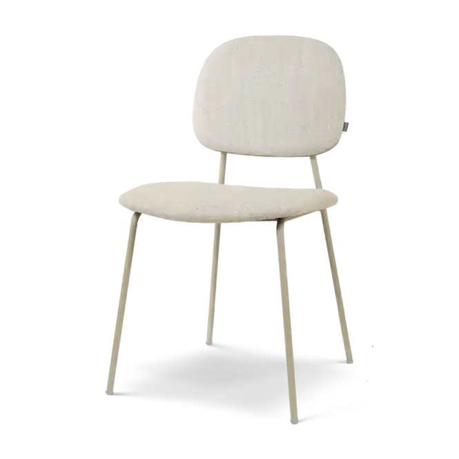 Laatste Kans Nolon Jasmijn Eetkamerstoel Beige Melange - Grijsbeige