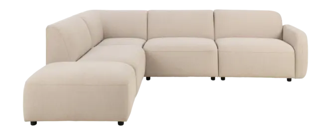 by fonQ Aire Hoekbank Links - Beige Lage Prijs