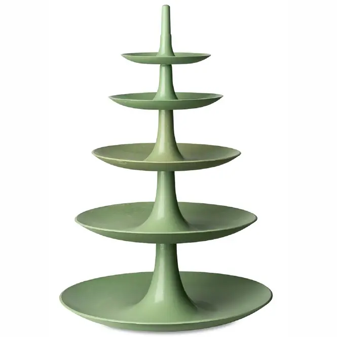 Actieprijs Koziol Babell Etagère Nature Leaf Green Bio-Circulair Extra Groot