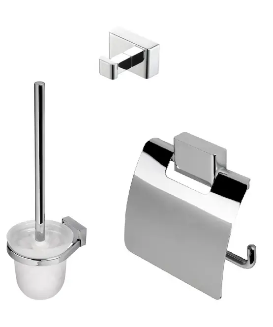 Bestseller Geesa Bloq Badkamer accessoireset Chroom