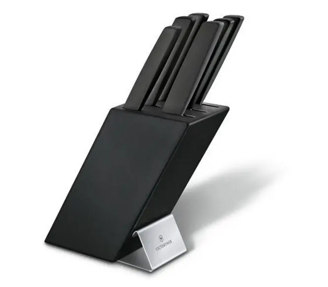 Victorinox Swiss Modern Messenblok Zwart (6-Delig) Hete Deal