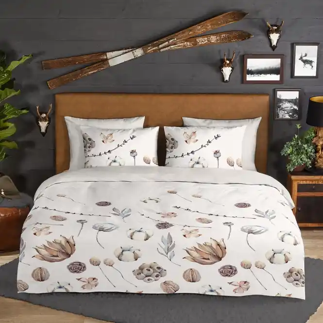 Direct Verzonden Good Morning Mirre Dekbedovertrek Sand Flanel