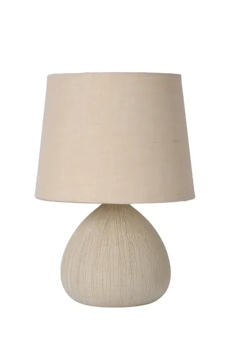 Voordeelprijs Lucide RAMZI Tafellamp - Beige