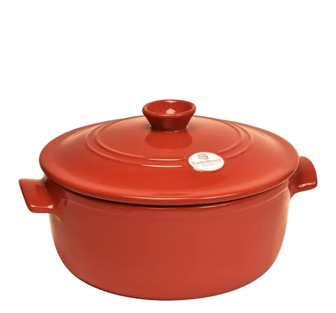Emile Henry Brique Kookpan 28.5 cm Populair
