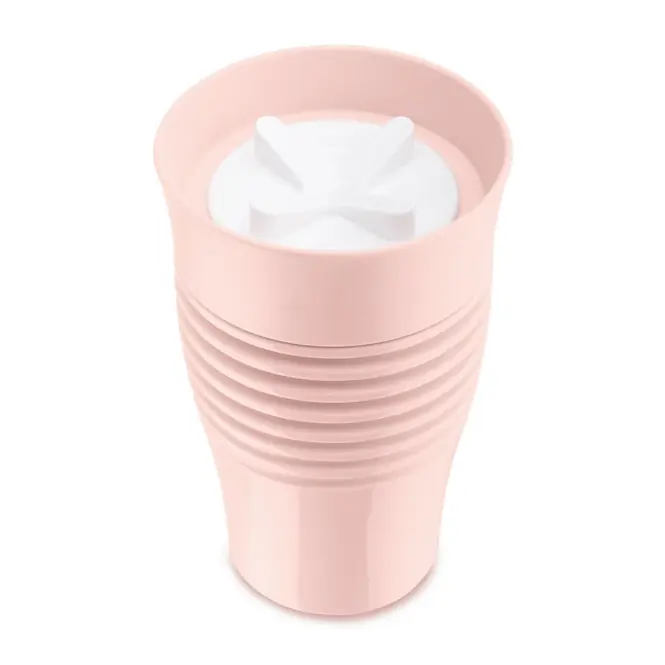 Op = Op Koziol Safe To Go Thermosbeker Queen Pink Cotton White 400 ml