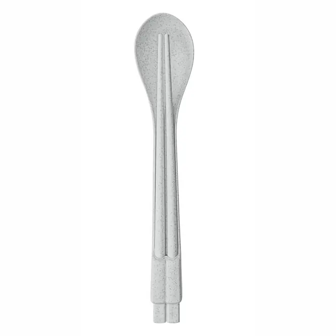 Nu Kopen Koziol Dynasty Bestekset Organic Grey Chopsticks en Lepel Set 3-delig