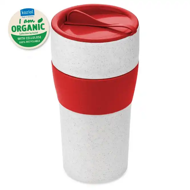 Koziol Aroma To Go Thermosbeker Organic Red XL Met Deksel 700 ml Weekendaanbieding