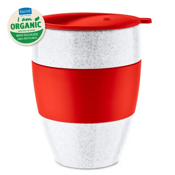 Koziol Aroma To Go Thermosbeker Organic Red 400 ml Finale Uitverkoop