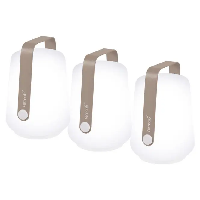 Fermob Balad Buitenlamp Nutmeg 12 cm (Set van 3) Weekendaanbieding